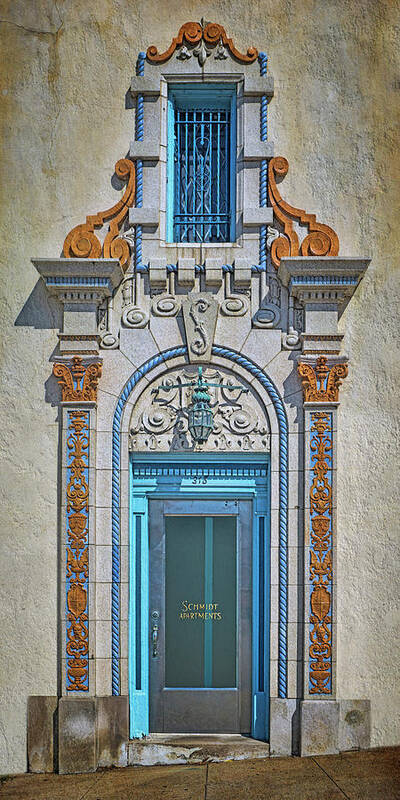 Doors Poster featuring the photograph Jefferson Street - Door and Window by Nikolyn McDonald