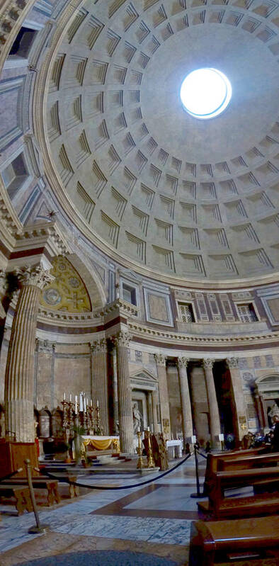 Pantheon Poster featuring the photograph Pantheon by Brooke Bowdren