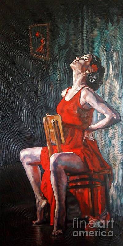 Flamenco Poster featuring the painting Ready the Dance Within by Janet McDonald