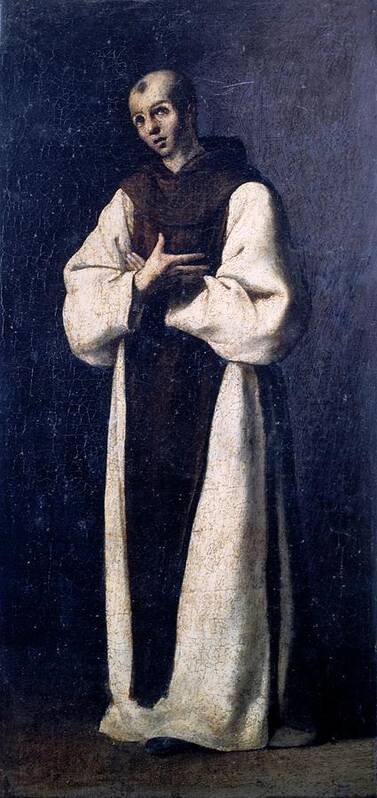 Francisco De Zurbaran Poster featuring the painting Monasterio de Guadalupe. #1 by Francisco de Zurbaran -c 1598-1664-