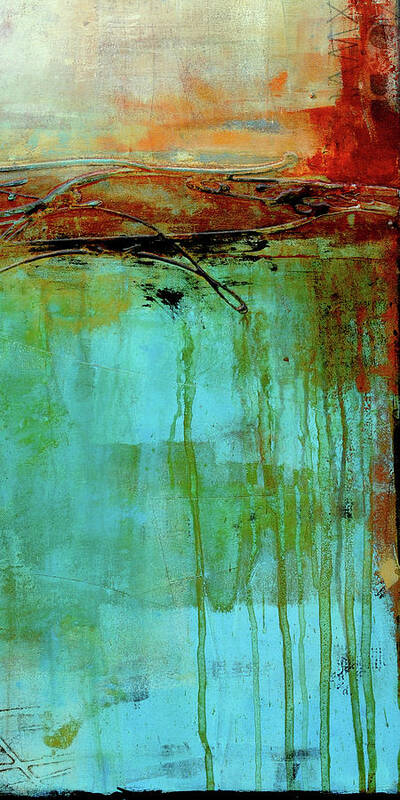 Abstract Poster featuring the painting Urban East IIi #1 by Erin Ashley