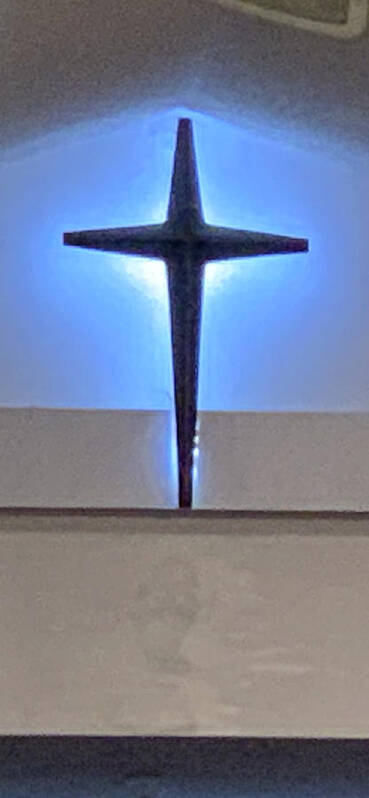 Cross Poster featuring the photograph The Glow of Peace by Lee Darnell