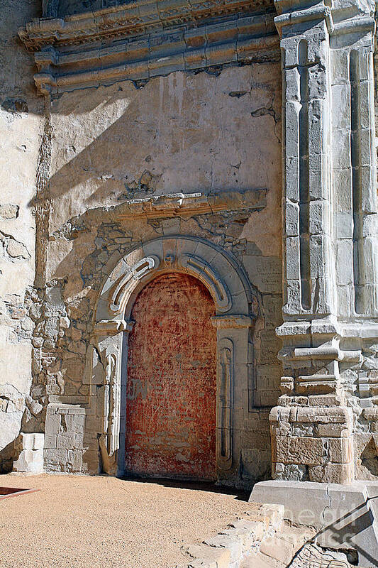 Mission Poster featuring the photograph 0328 Mission at San Juan Capistrano by Steve Sturgill