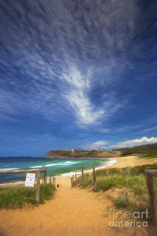 Avalon Beach Poster featuring the photograph Avalon Beach #2 by Sheila Smart Fine Art Photography