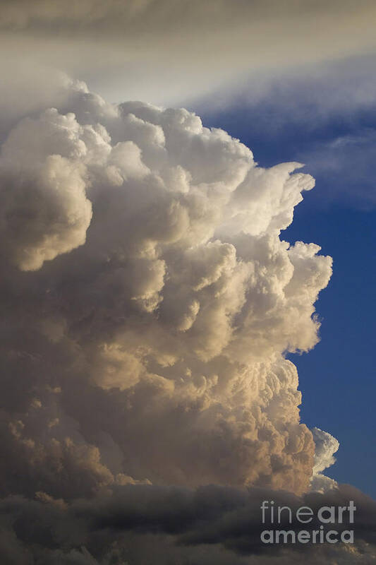 Sky Poster featuring the photograph Clouds #1 by John Shaw