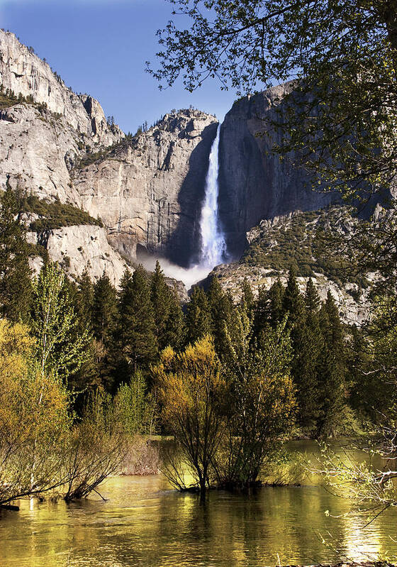 America Poster featuring the photograph Falls Yosemite National Park #3 by John Hix