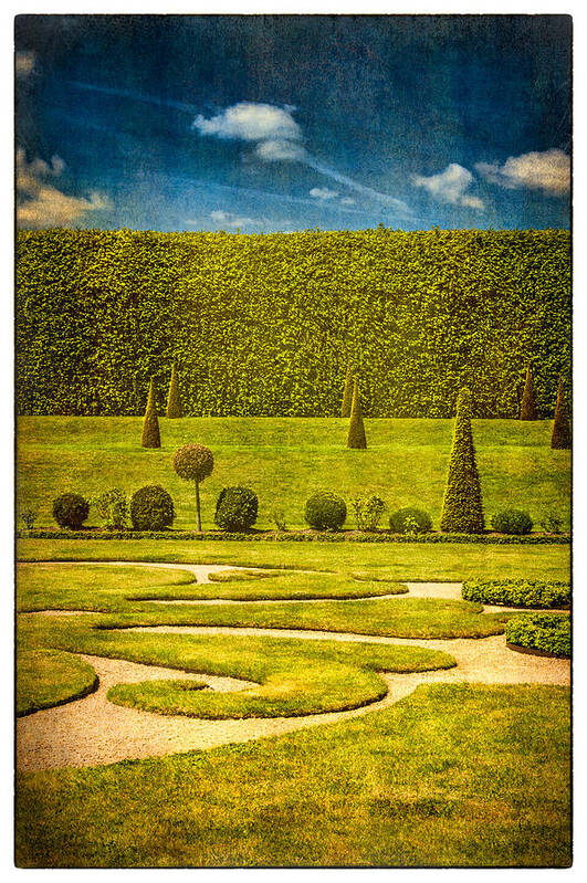 20th Centuary Garden Poster featuring the photograph Hampton Court 'The Privy Garden #1 by Lenny Carter