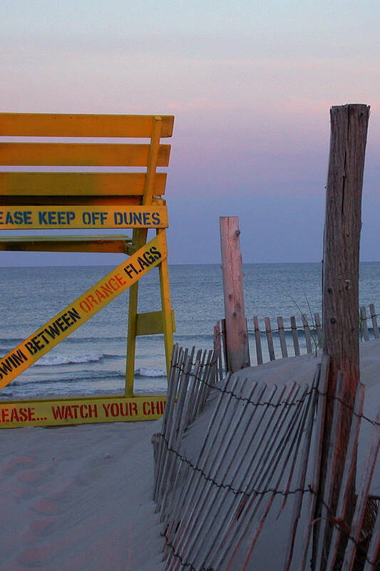 Lifeguard Poster featuring the photograph Jersey Shore #1 by David Armstrong