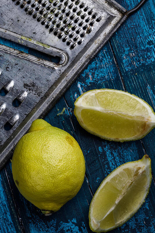 Lemon Poster featuring the photograph Lemon #1 by Nailia Schwarz