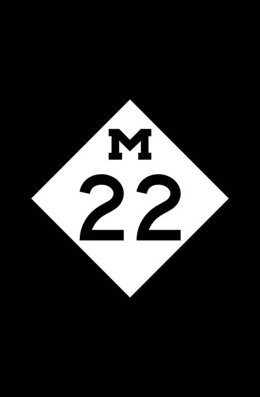 Michigan Poster featuring the photograph M 22 #1 by Sebastian Musial