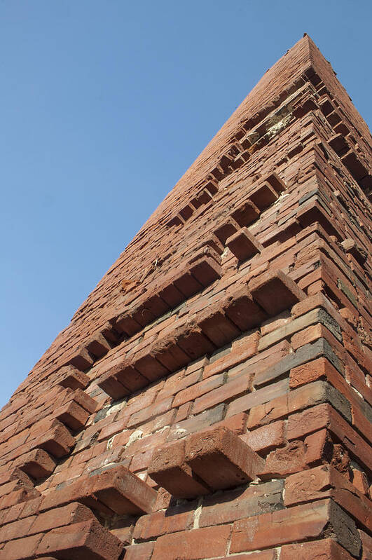 Brick Poster featuring the photograph Old Brickyard #1 by Steve Myrick