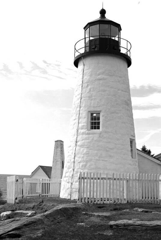 Landscape Poster featuring the photograph Pemaquid Light #1 by Becca Wilcox