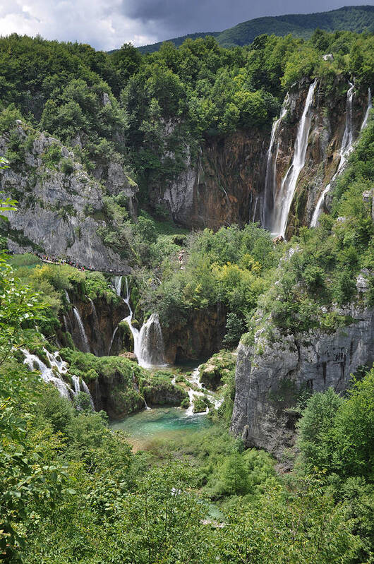 Plitvice Poster featuring the photograph Plitvice Lakes National Park #1 by Laura Melis