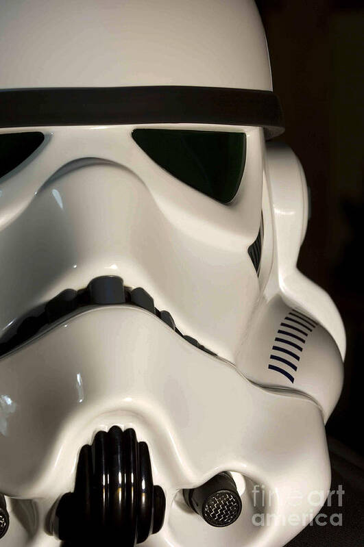 Stormtrooper Poster featuring the photograph Stormtrooper Helmet by Micah May