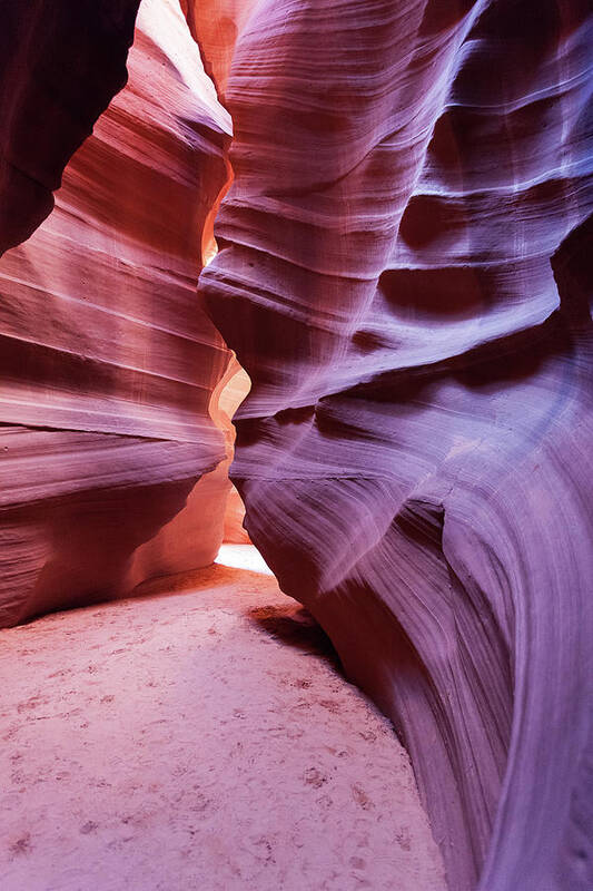 Shadow Poster featuring the photograph Upper Antelope Canyon, Page, Arizona #1 by Tuan Tran