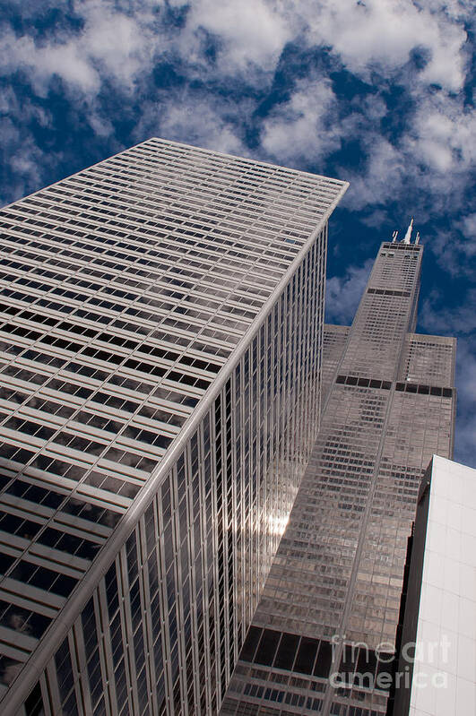 Chicago Downtown Poster featuring the photograph Willis Tower by Dejan Jovanovic