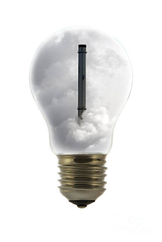 Incandescent Lamp Poster featuring the photograph 100111p146 by Arterra Picture Library