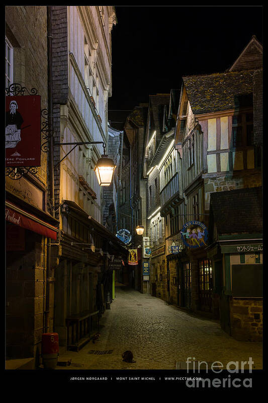 Island Poster featuring the photograph Mont Saint Michel #19 by Jorgen Norgaard