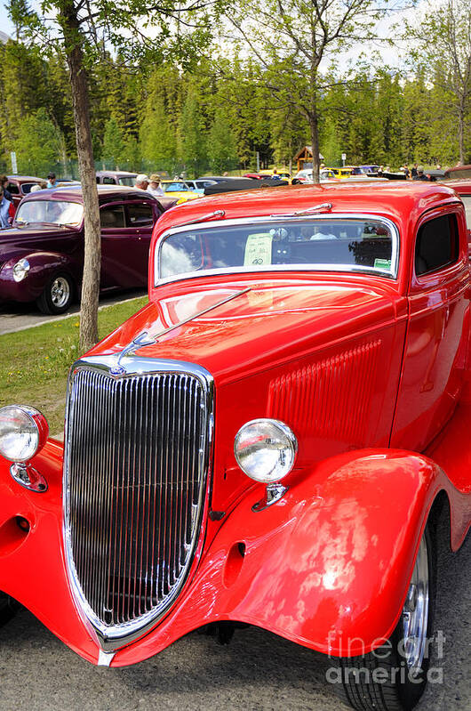 Vintage Poster featuring the photograph 1934 Ford Classic Car by Brenda Kean