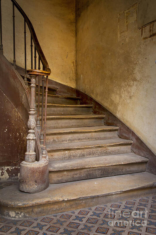 Ancient Poster featuring the photograph Ancient Staircase #2 by Brian Jannsen