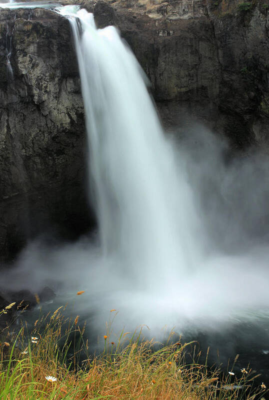 Snoqualmie Falls Poster featuring the photograph Snoqualmie Falls #2 by Kristin Elmquist