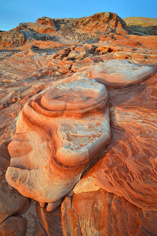 Valley Of Fire State Park Poster featuring the photograph Nevada Desert #10 by Ray Mathis