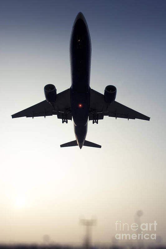 Airplane Poster featuring the photograph Flight #3 by Greg Bajor