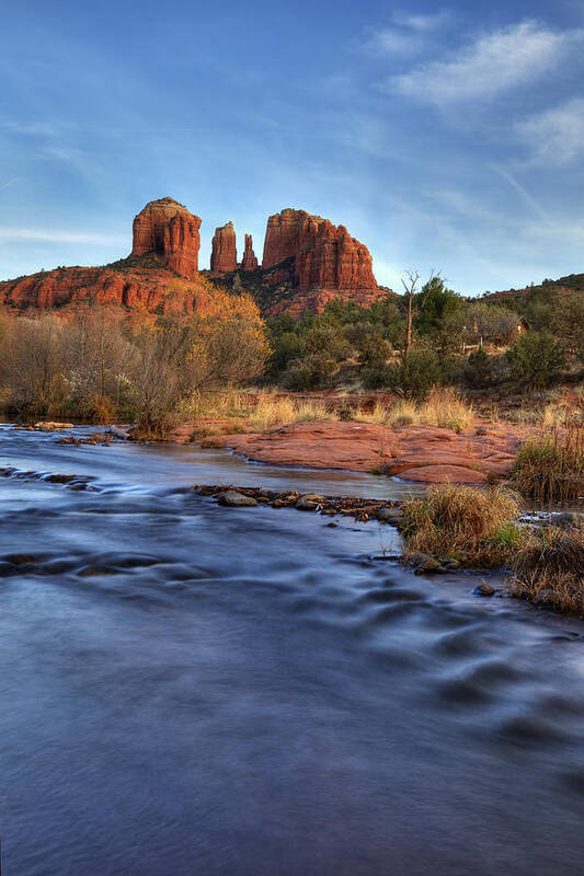 Sedona Poster featuring the photograph Cathedral Rocks in Sedona #4 by Alan Vance Ley