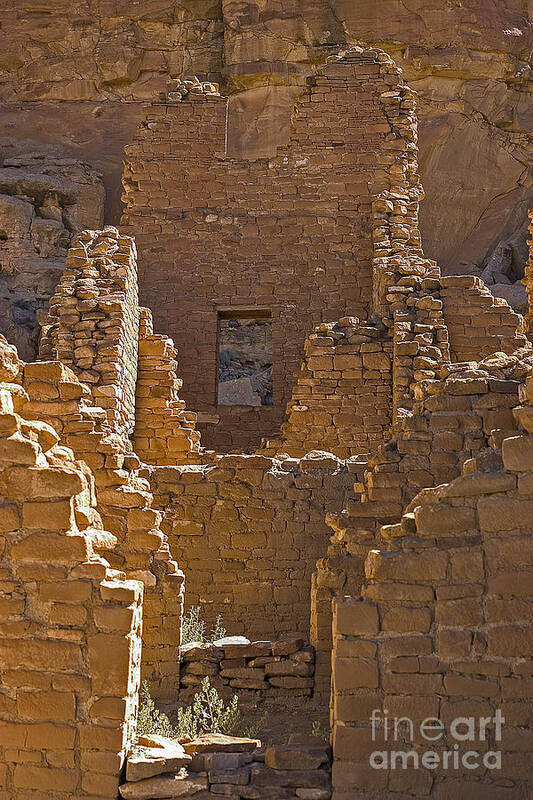 Chaco Poster featuring the photograph Chaco Canyon #4 by Steven Ralser