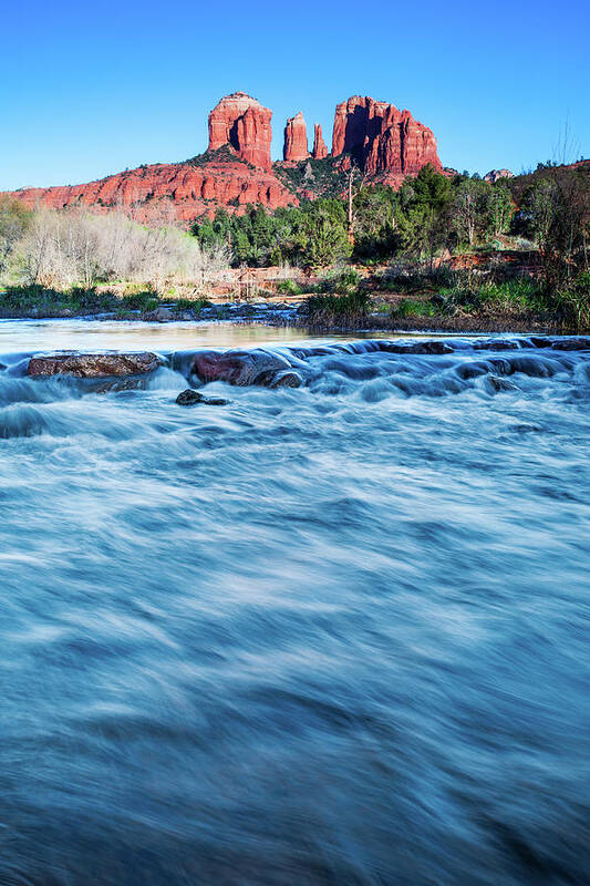 Arizona Poster featuring the photograph Cathedral Rock #5 by Jgareri