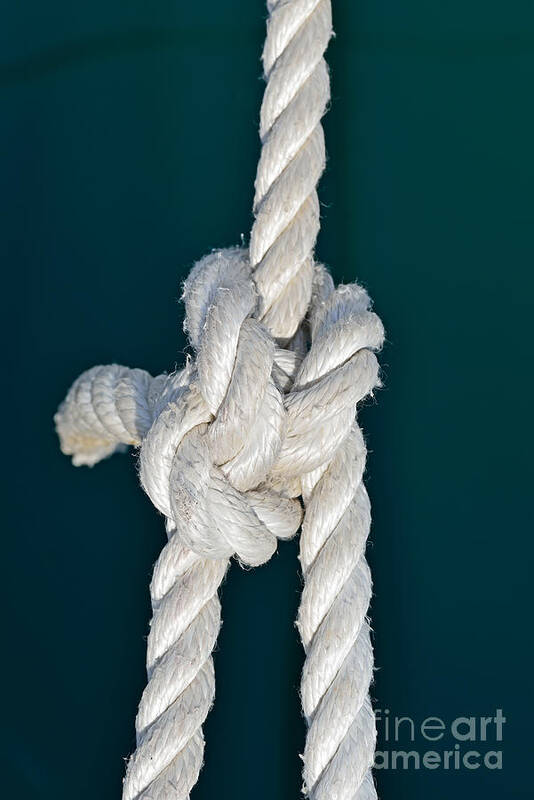 Knot Poster featuring the photograph Nautical knots #2 by George Atsametakis