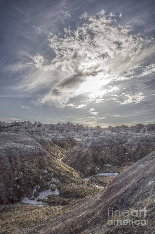 Badlands Poster featuring the photograph A Badlands Afternoon by Steve Triplett