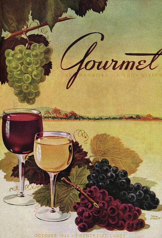Exterior Poster featuring the photograph A Gourmet Cover Of Wine by Henry Stahlhut