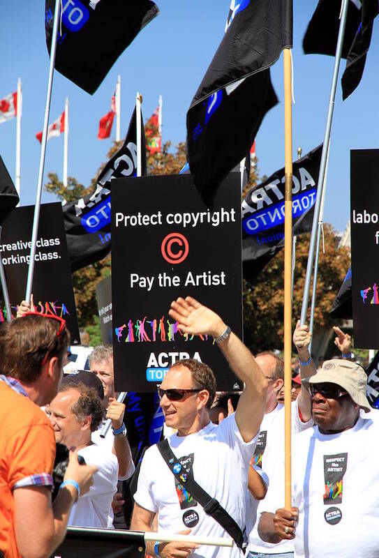 Actra Poster featuring the photograph ACTRA Toronto Union Members by Valentino Visentini