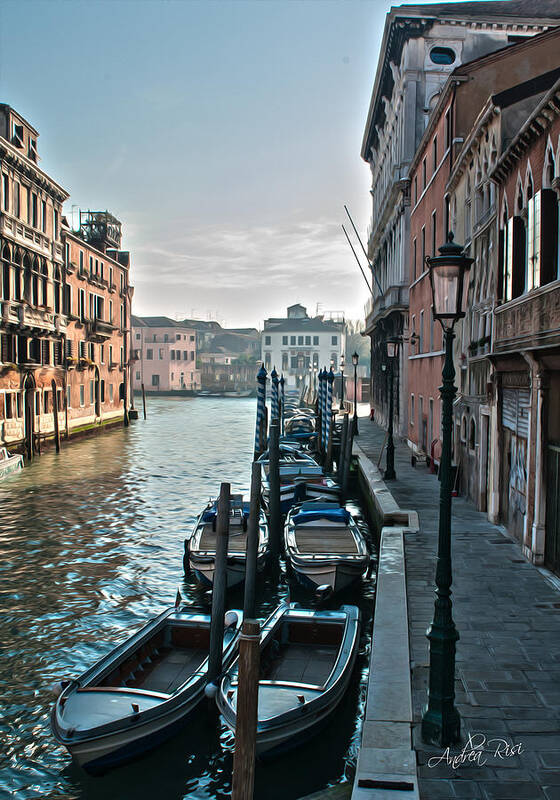 Venice Poster featuring the photograph Along the ghetto by Andrea Risi
