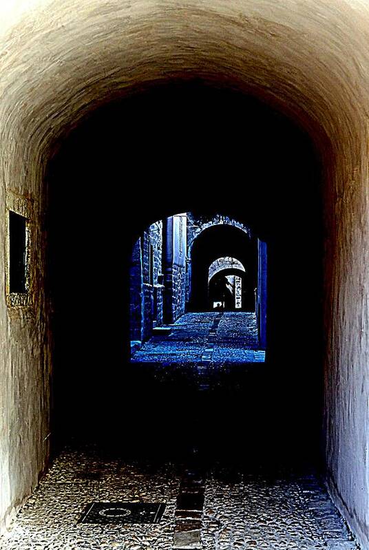  Dubrovnik. Croatia Poster featuring the photograph Altered Arch Walkway by Rick Rosenshein