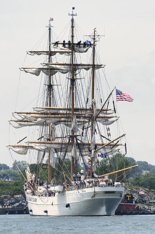 Tall Ship Eagle Poster featuring the photograph Americas Tall Ship The Eagle by Marianne Campolongo