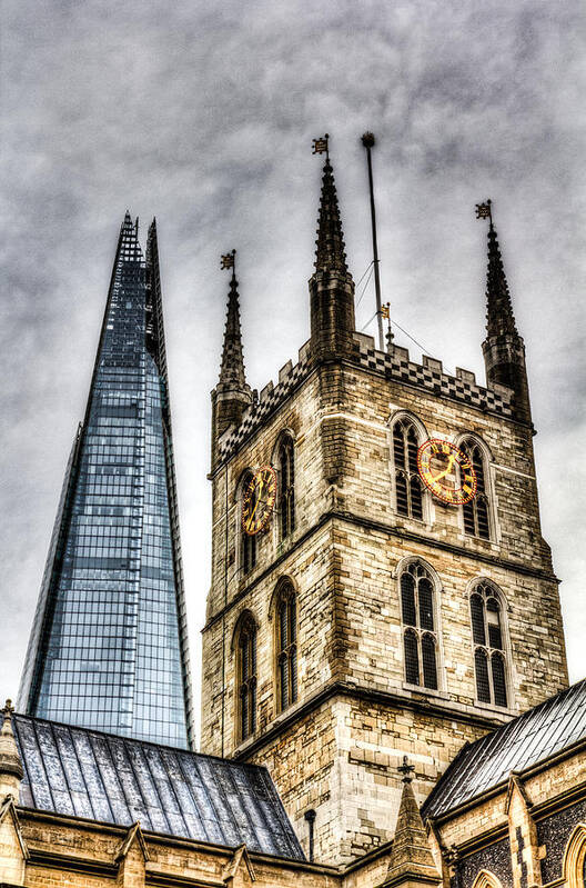 Southwark Poster featuring the photograph Ancient and Modern by David Pyatt