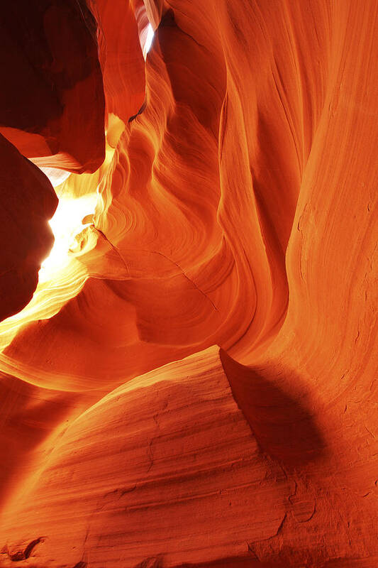 Antelope Canyon Poster featuring the photograph Antelope Canyon in Winter Light 1 by Alan Vance Ley