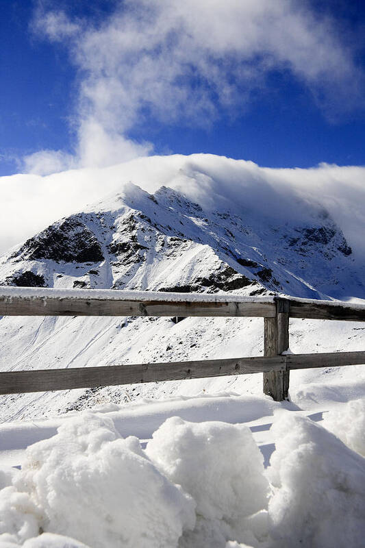 Austria Poster featuring the photograph Austrian Mountains by Sue Leonard