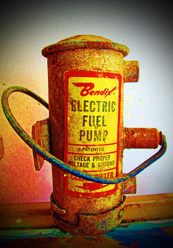 Fuel Pump Poster featuring the photograph Bendix Fuel Pump by Barbara McDevitt