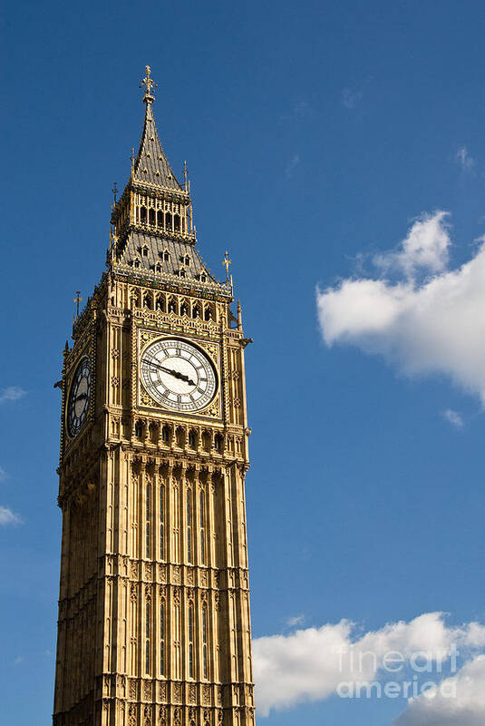 St Stephens Tower Poster featuring the photograph Big Ben by Rick Piper Photography