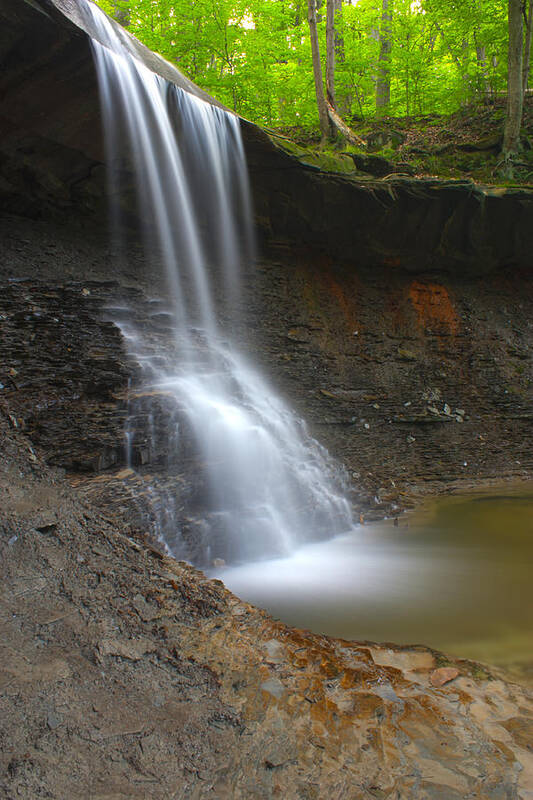 Nunweiler Poster featuring the photograph Blue Hen Falls by Nunweiler Photography