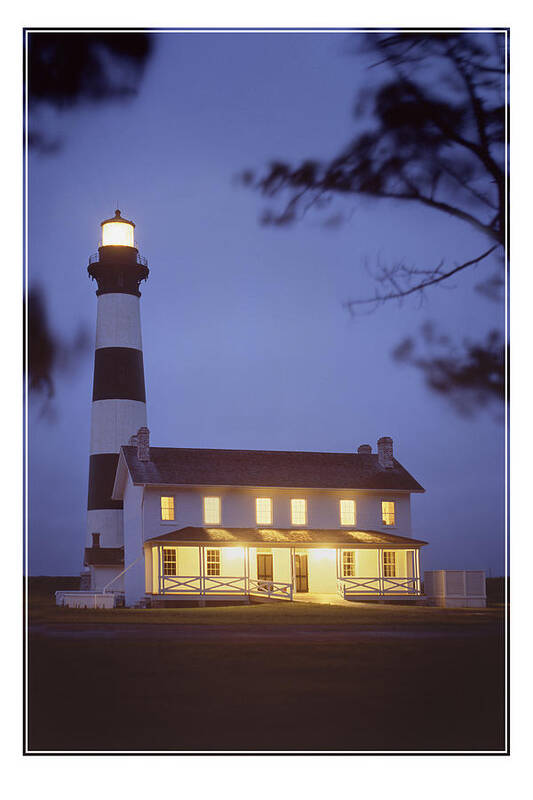 Evening Scene Poster featuring the photograph Bodie Light just After Dark by Mike McGlothlen