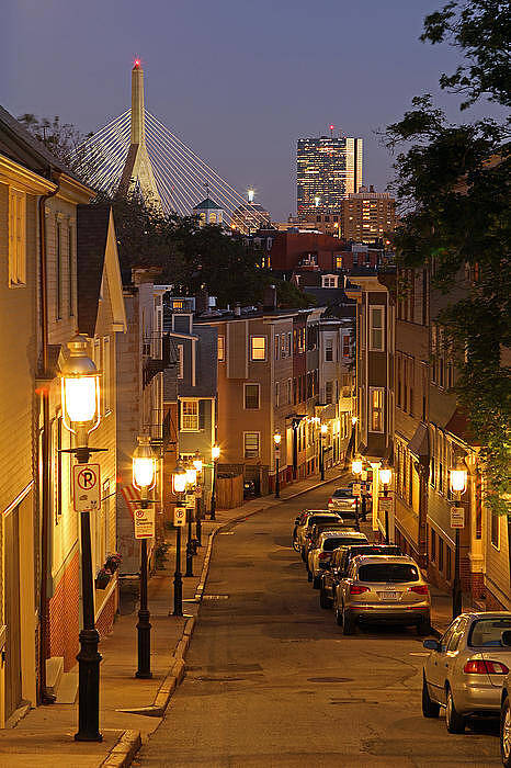 Charlestown Poster featuring the photograph Boston View from Charlestown by Juergen Roth