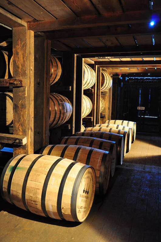 Bourbon Poster featuring the photograph Bourbon Barrels by Russell Todd