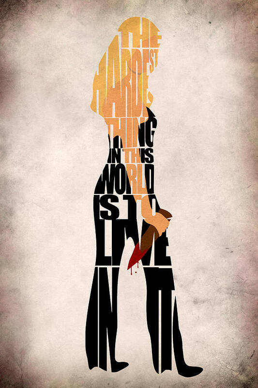 Buffy Poster featuring the digital art Buffy the Vampire Slayer by Inspirowl Design