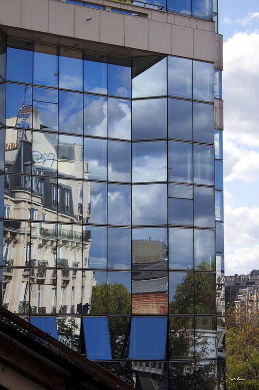 Building Reflected Poster featuring the photograph Building Reflected by Ivete Basso Photography