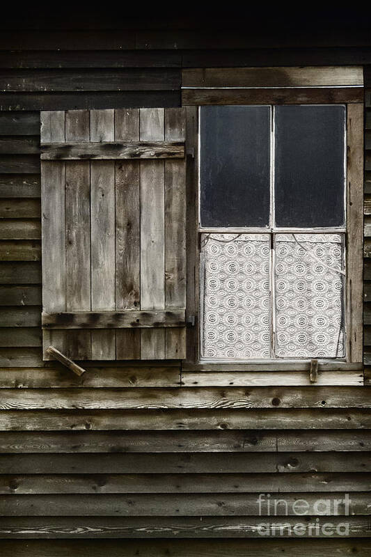 House Poster featuring the photograph Cabin Window by Margie Hurwich