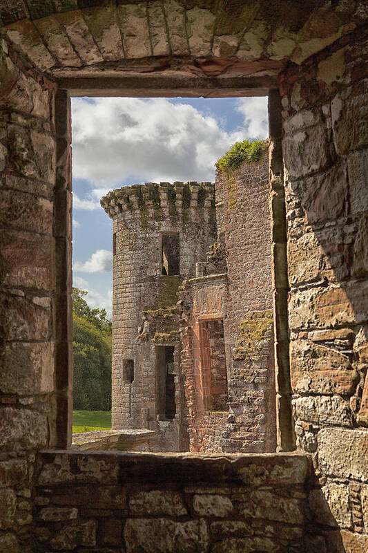 Castle Poster featuring the photograph Caerlaverock Castle by Eunice Gibb